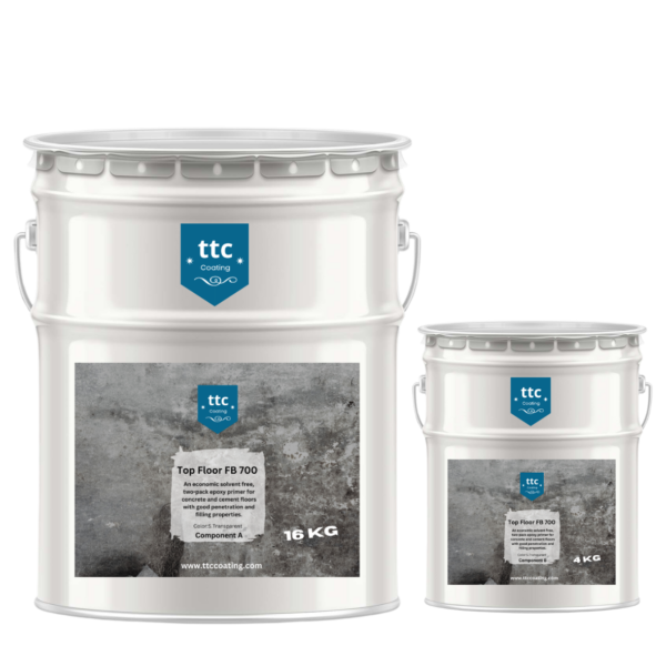 An economic solvent free, two-pack epoxy primer for concrete and cement floors with good penetration and filling properties.