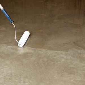 Two-pack high build water dispersed epoxy sealer , which form a dust-proof, easily cleaned surface, which is resistant to most oils and liquids.