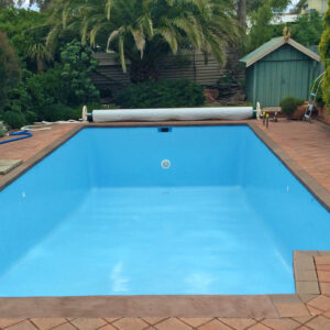 Pool Paint is a two-component, aliphatic polyurethane coating especially designed for properly prepared concrete, fiberglass and steel pools.